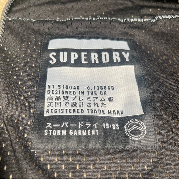 Superdry Beige Storm Garment, Size:12 - Picture 4 of 9